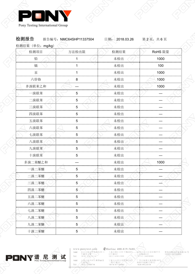 電器和電子設(shè)備用改性塑料為什么需進(jìn)行六項(xiàng)非金屬檢測(cè) ？