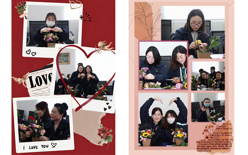 青島中新華美舉辦“3.8女神節(jié)”DIY插花活動(dòng)！